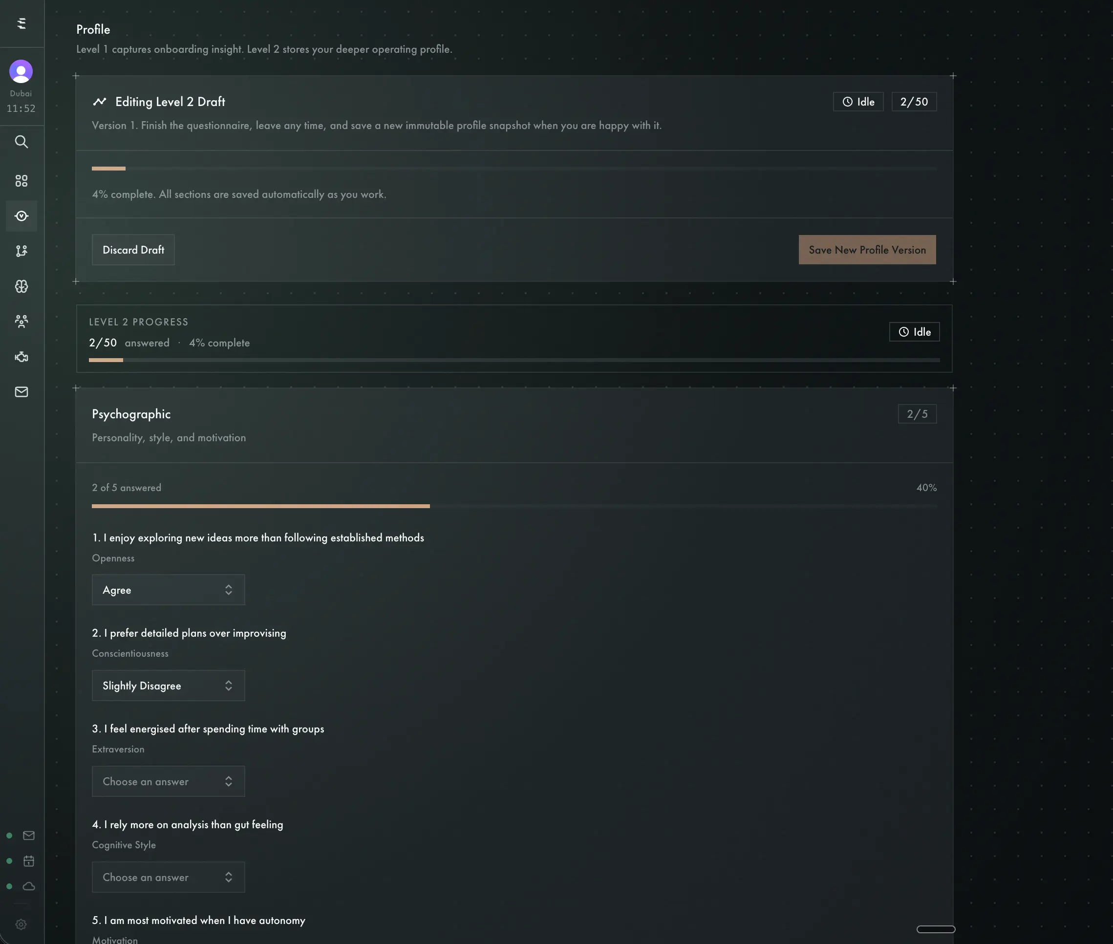 Knowledge Vault Profile
